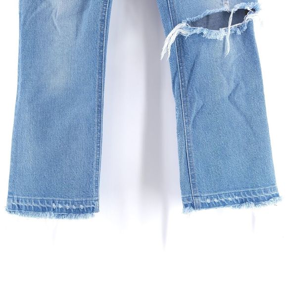 J. Crew Billie Denim Boot Crop Ripped Jeans - Picture 7 of 13